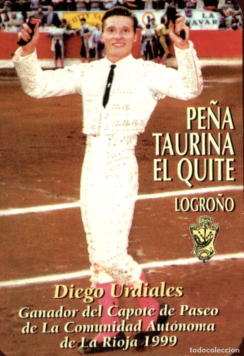 Coleccionismo calendarios: Calendario de Publicidad 2000 PE&Ntilde;A TAURINA EL QUITE TOROS