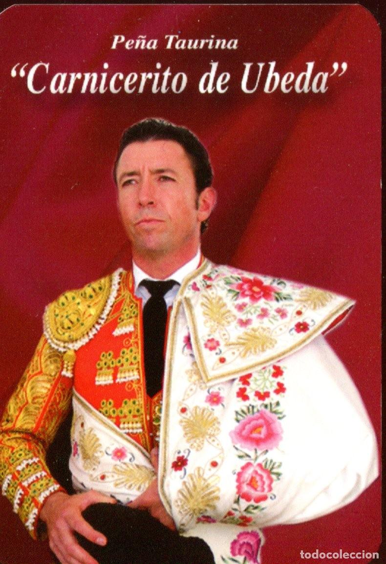 Coleccionismo calendarios: CALENDARIO PE&Ntilde;A TAURINA CARNICERITO DE UBEDA A&Ntilde;O 2015 TOROS TAURINO