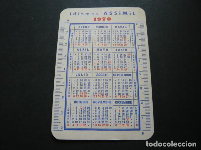 Coleccionismo calendarios: CALENDARIO DE BOLSILLO IDIOMAS ASSIMIL 1970 - Foto 2