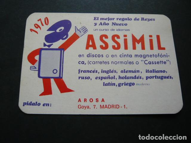 Coleccionismo calendarios: CALENDARIO DE BOLSILLO IDIOMAS ASSIMIL 1970 - Foto 1