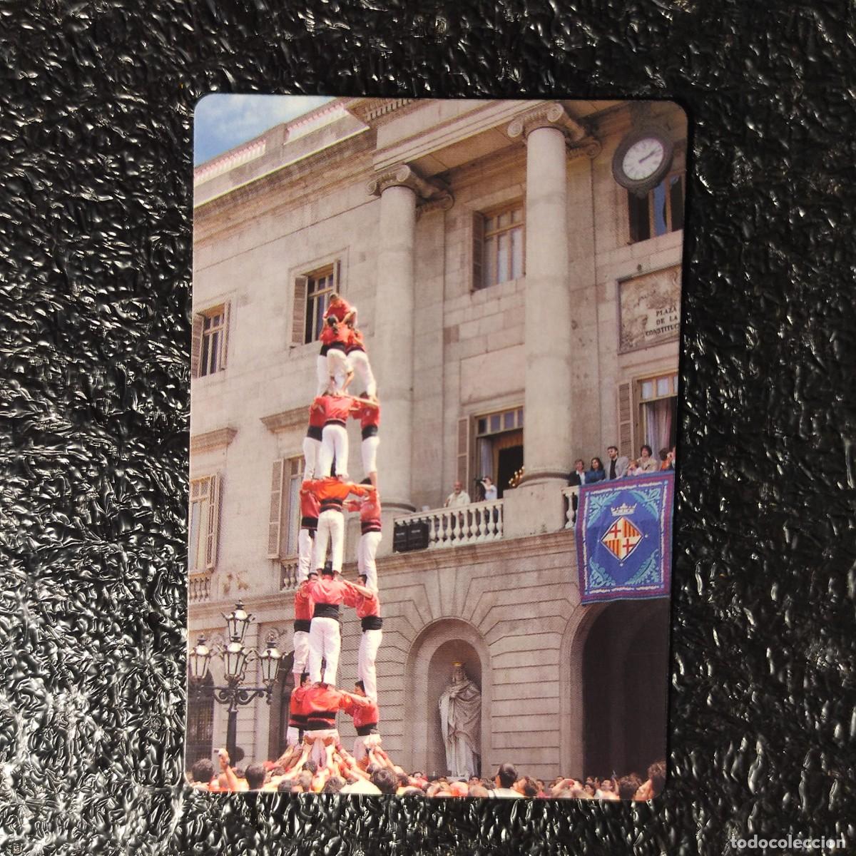 Sammeln von Kalendern: CALENDARIO BOLSILLO .Diada Castellera en la Plaza de Sant Jaume 2006 ** ** T4