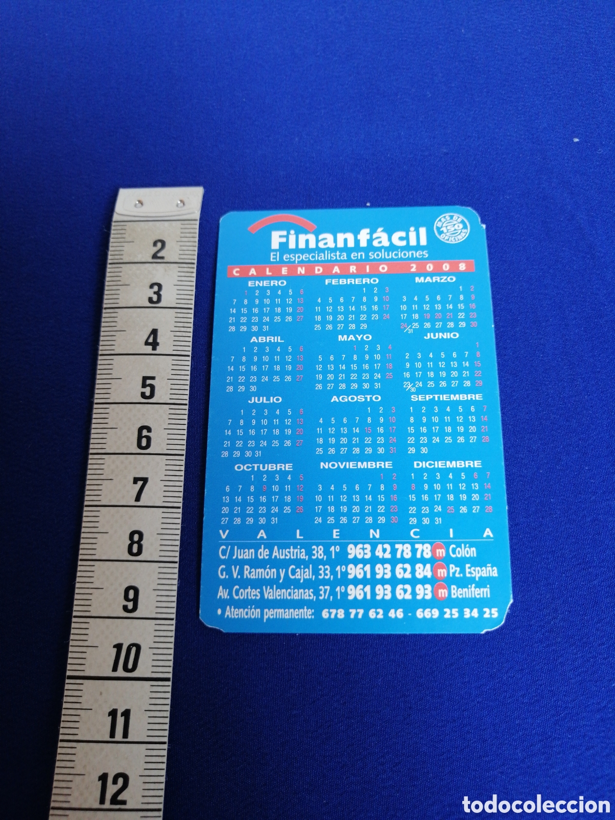 Coleccionismo calendarios: FINANFACIL 2008 CALENDARIO - Foto 2