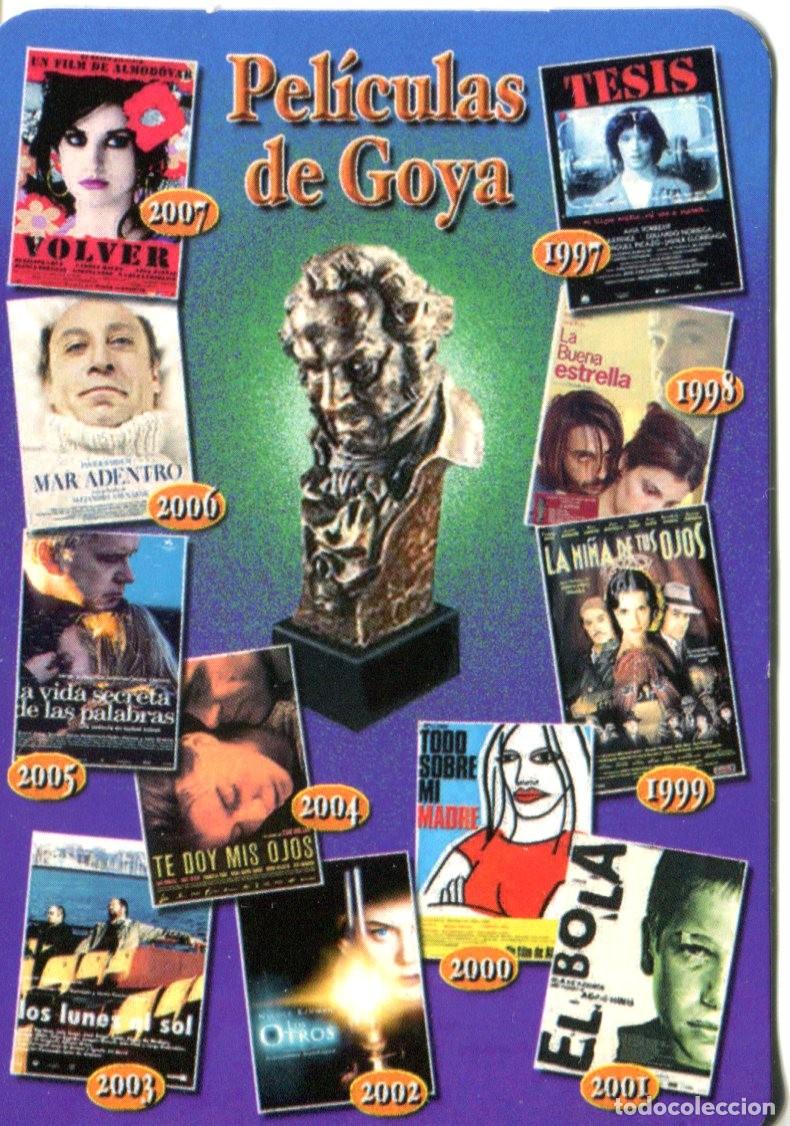 Collectionnisme Calendriers: CALENDARIO DE 2009. SERIE L - 273. CINE. PEL&Iacute;CULAS DE GOYA.