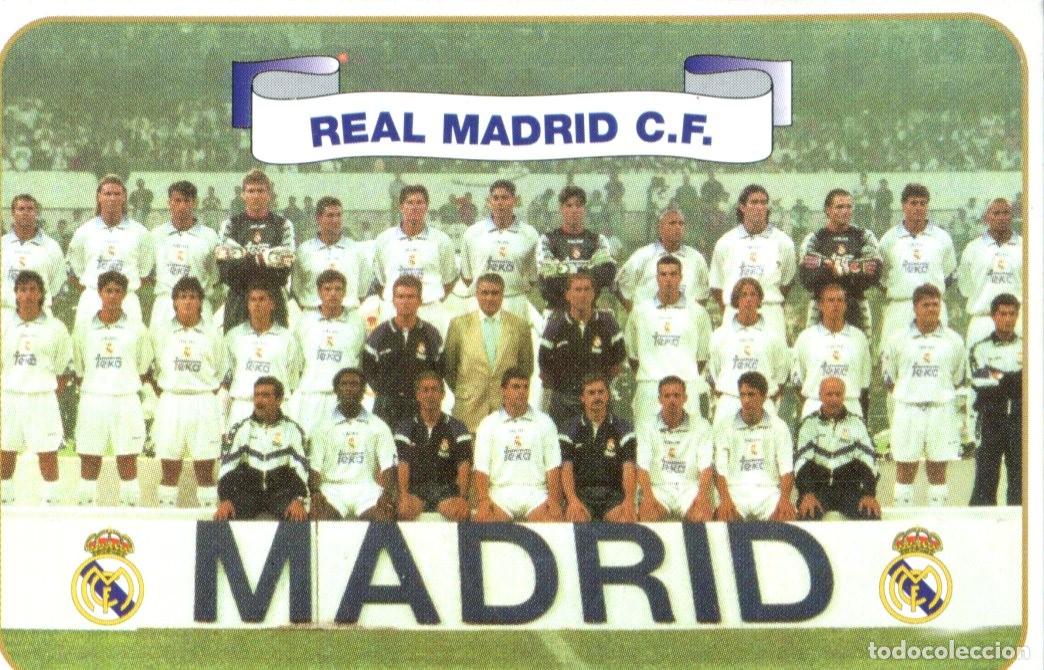 Coleccionismo calendarios: CALENDARIO PUBLICIDAD F&Uacute;TBOL - 1998 - REAL MADRID