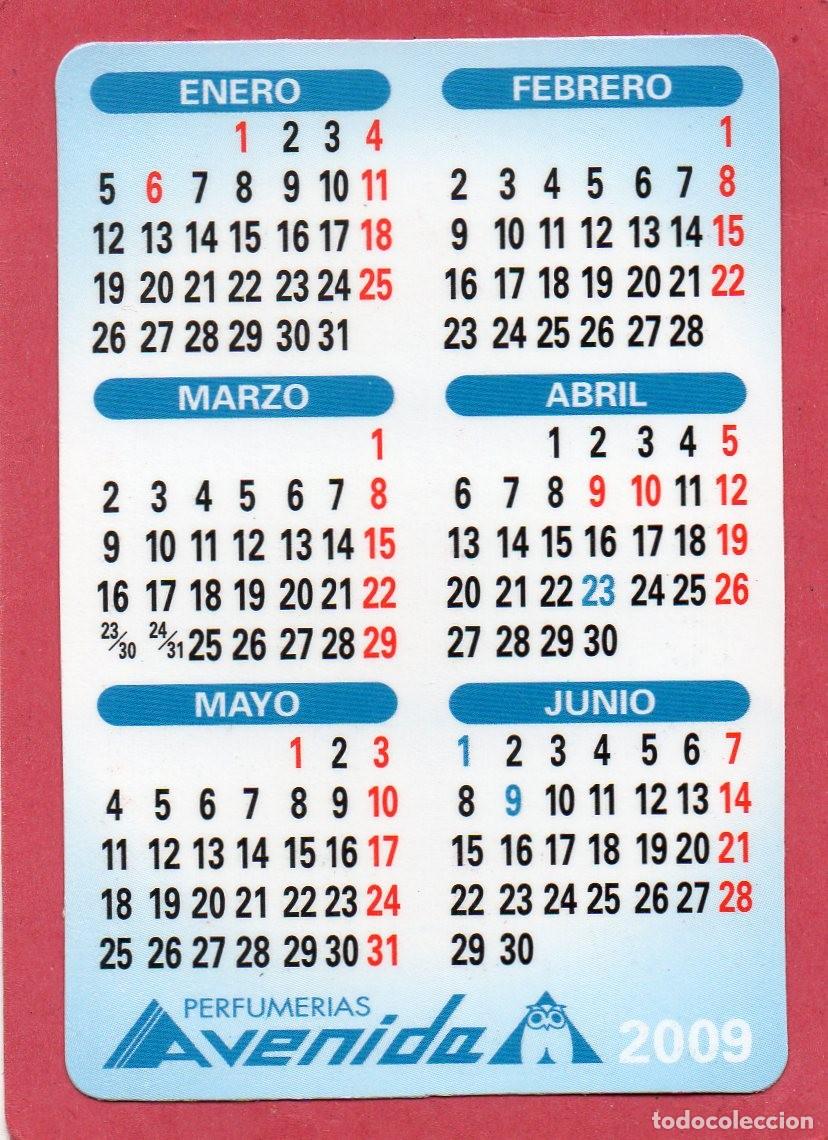 Sammeln von Kalendern: Calendario de Publicidad 2009 - PERFUMERIAS AVENIDA
