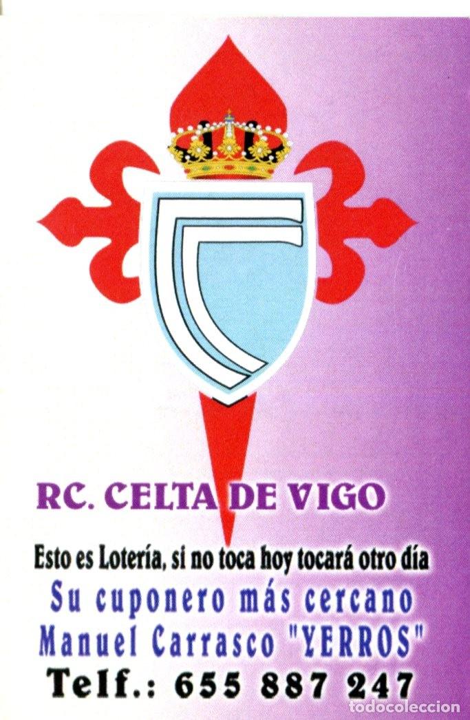 Coleccionismo Calendarios: CALENDARIO PUBLICITARIO. F&Uacute;TBOL RC CELTA DE VIGO A&Ntilde;O 2020