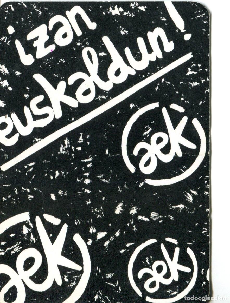 Sammeln von Kalendern: CALENDARIO BOLSILLO POLITICO VASCO 1990 (A FAVOR EUSKERA - AEK ORTUELLA)