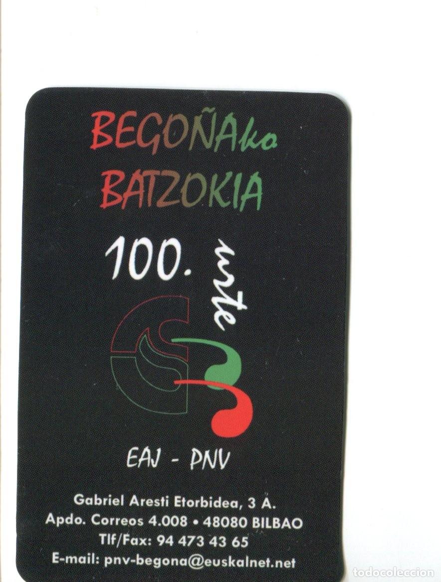 Sammeln von Kalendern: CALENDARIO POLITICO VASCO. PARTIDO NACIONALISTA VASCO (BATZOKI DE BEGO&Ntilde;A) 2009