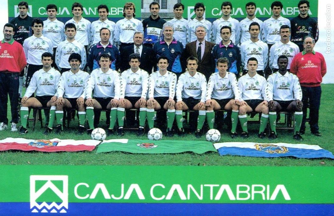 Coleccionismo calendarios: CALENDARIO DE BANCOS Y CAJAS CAJA CANTABRIA A&Ntilde;O 1994 Futbol Real Racing Club