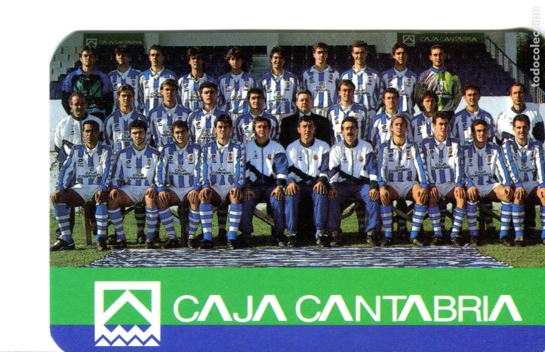 Coleccionismo calendarios: CALENDARIO DE BANCOS Y CAJAS CAJA CANTABRIA A&Ntilde;O 1994 Futbol Real Racing Club