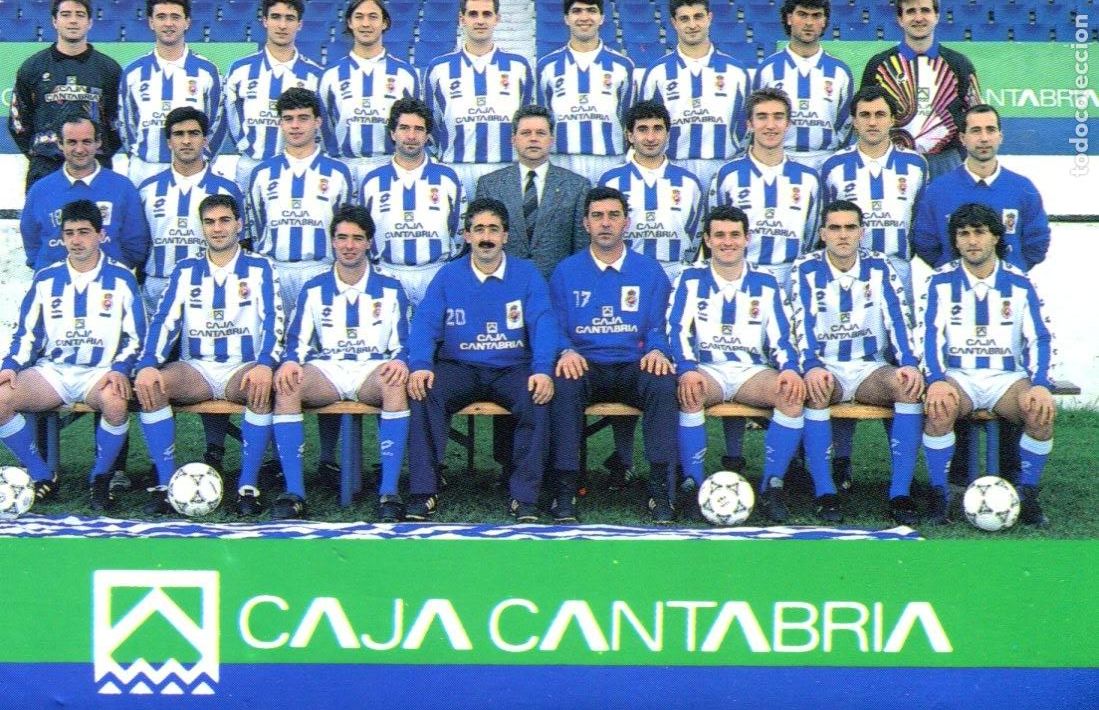 Coleccionismo calendarios: CALENDARIO DE BANCOS Y CAJAS CAJA CANTABRIA A&Ntilde;O 1993 Futbol Real Racing Club