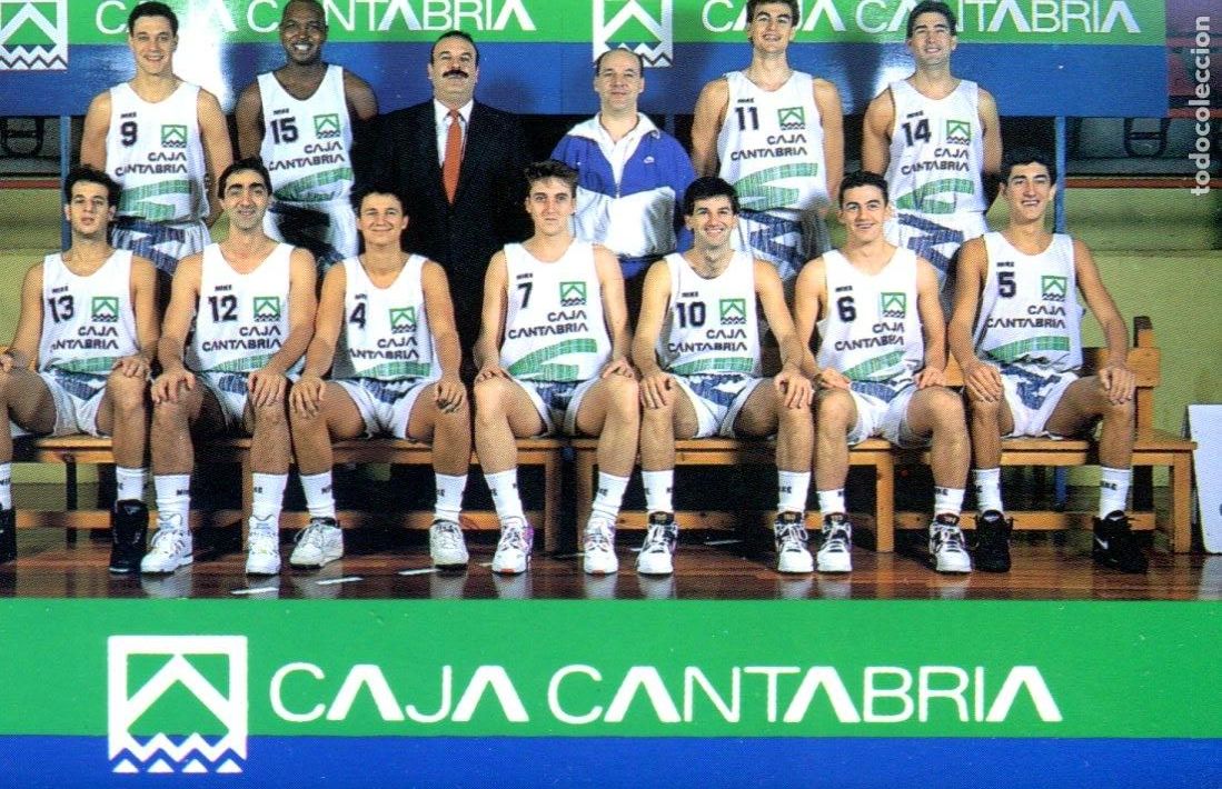 Coleccionismo calendarios: CALENDARIO DE BANCOS Y CAJAS CAJA CANTABRIA A&Ntilde;O 1993 Deporte Baloncesto