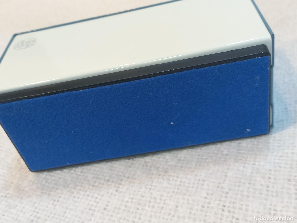 Coleccionismo calendarios: CALENDARIO PERPETUO (met&aacute;lico) rectangular azul-beige - Foto 8