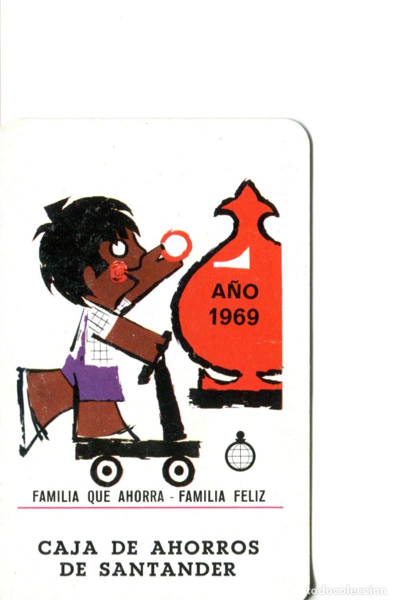 Colecionismo Calend&aacute;rios: Calendario de H. Fournier 1969 - CAJA DE AHORROS DE SANTANDER