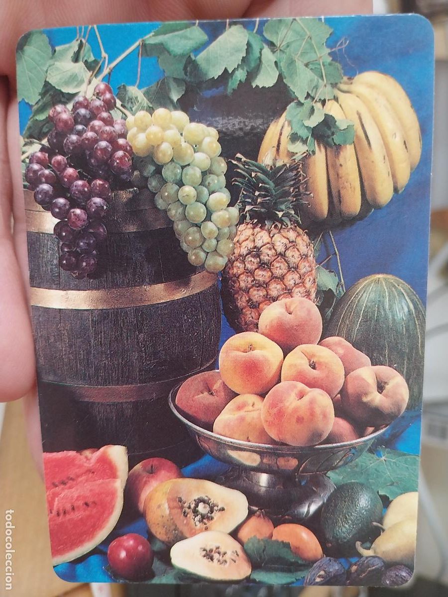 Coleccionismo Calendarios: BODEGON FRUTAS CALENDARIO 1991 PUBLICIDAD COMA MARIANO CAVIA MADRID