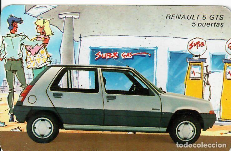 Coleccionismo Calendarios: CALENDARIO FOURNIER - A&Ntilde;O 1986 - RENAULT 5 GTS
