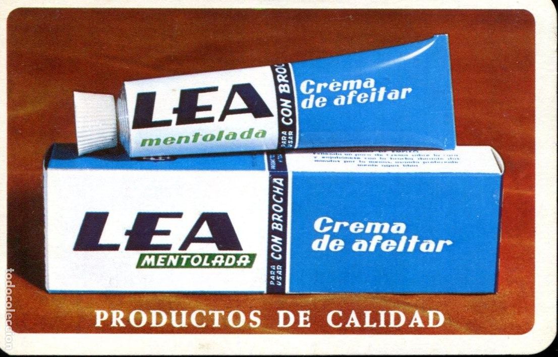 Coleccionismo calendarios: CALENDARIO HERACLIO FOURNIER 1970 - CREMA DE AFEITAR LEA