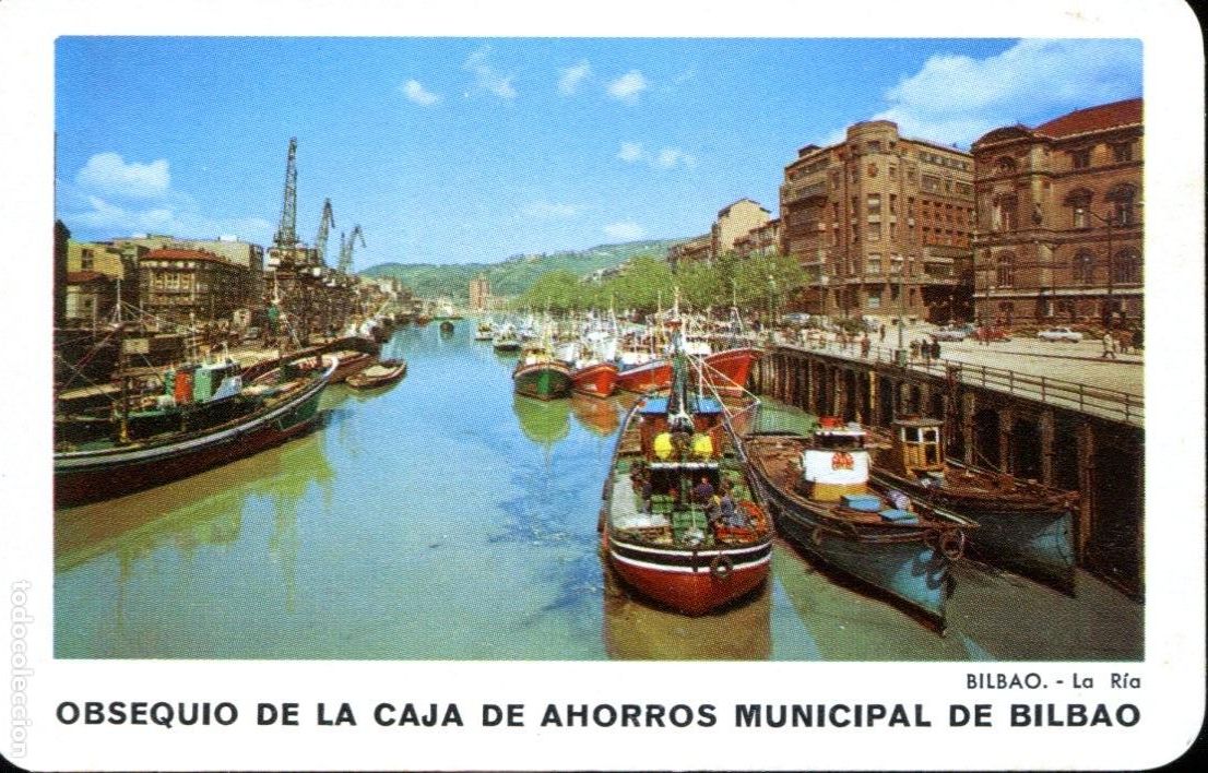 Coleccionismo calendarios: CALENDARIO FOURNIER-CAJA DE AHORROS MUNICIPAL DE BILBAO-DEL 1971 VER FOTOS BANCOS Y CAJAS