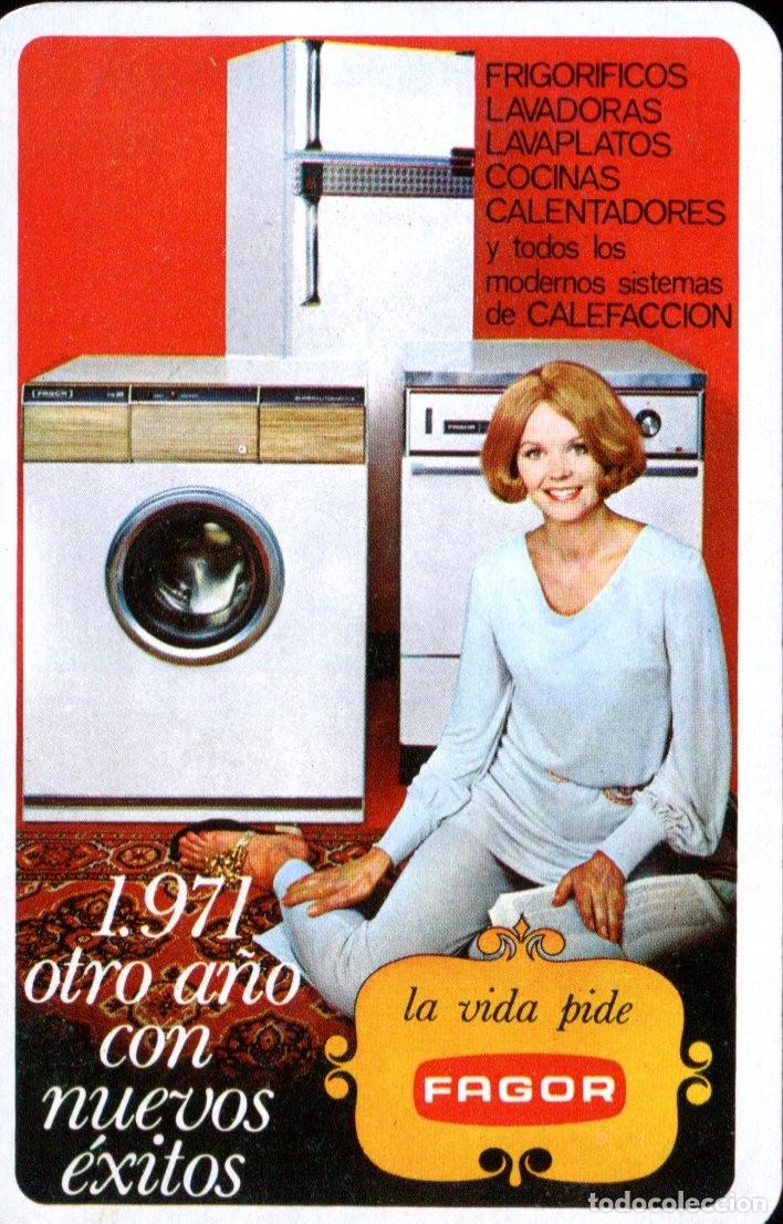 Coleccionismo calendarios: CALENDARIO FOURNIER-FAGOR-DEL 1971 ELECTRODOMESTICOS VER FOTOS