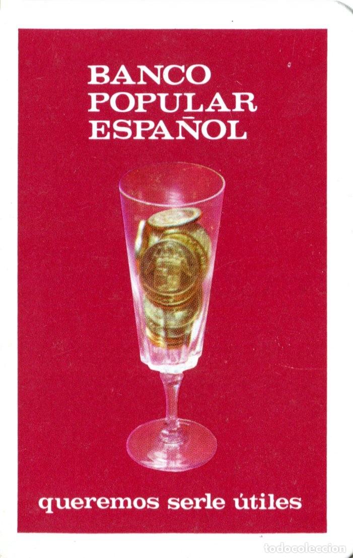 Coleccionismo calendarios: CALENDARIO NO FOURNIER. A&Ntilde;O 1971. BANCO POPULAR ESPA&Ntilde;OL. CAJAS Y BANCOS