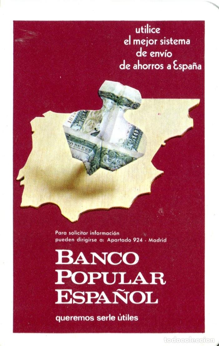 Coleccionismo calendarios: CALENDARIO NO FOURNIER. A&Ntilde;O 1971. BANCO POPULAR ESPA&Ntilde;OL. CAJAS Y BANCOS