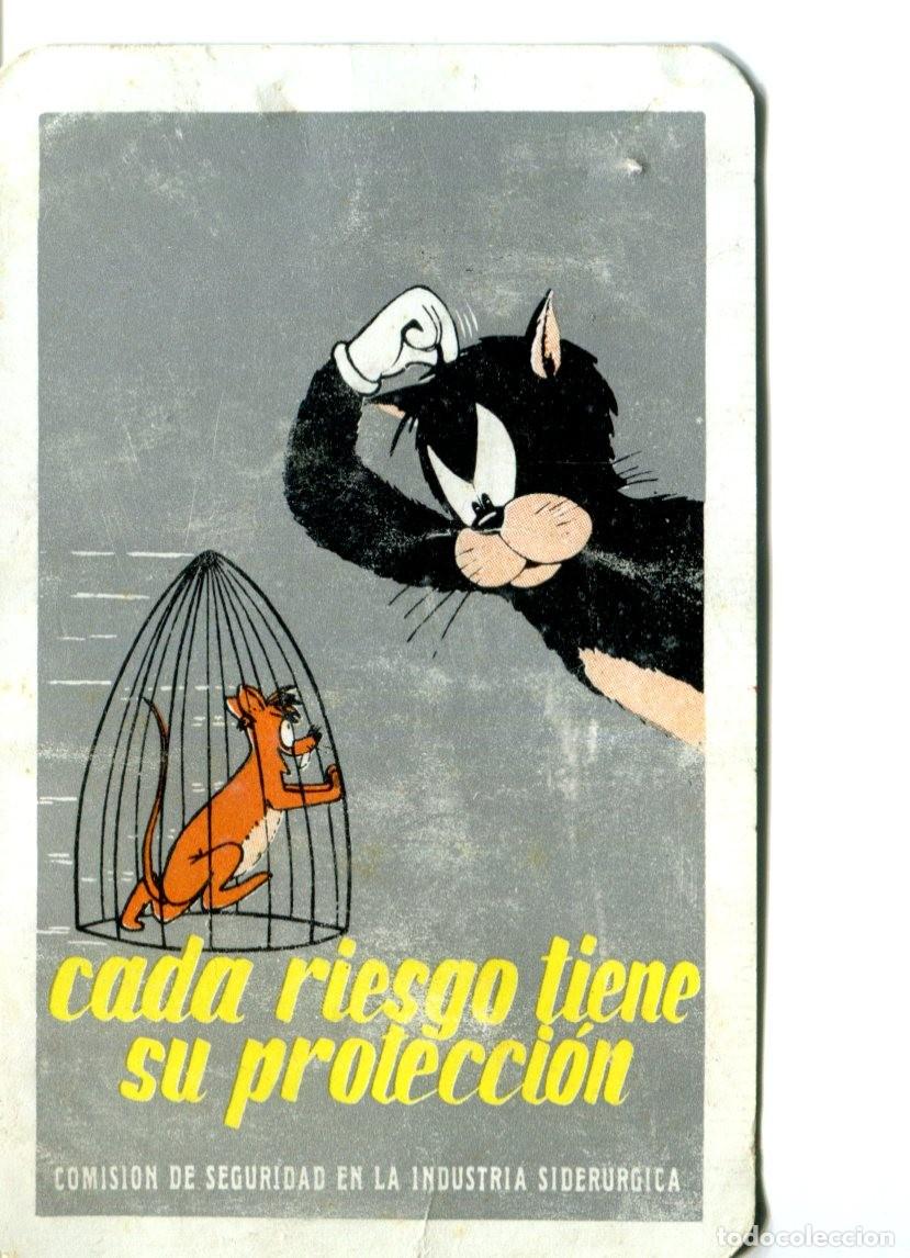 Coleccionismo calendarios: Calendario de bolsillo Comisi&oacute;n de Seguridad en la Industria Sider&uacute;rgica 1965