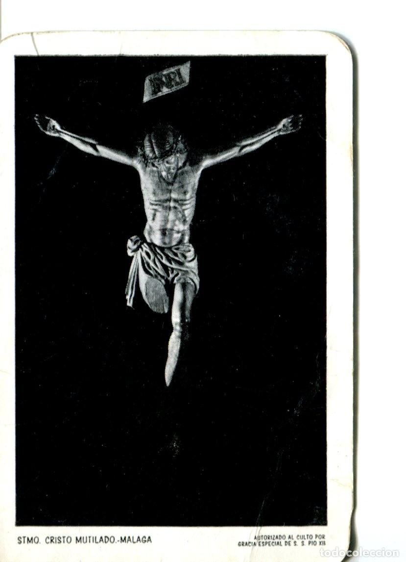 Coleccionismo calendarios: CALENDARIO NO FOURNIER - CRISTO MUTILADO DE MALAGA - 1968 ver fotos
