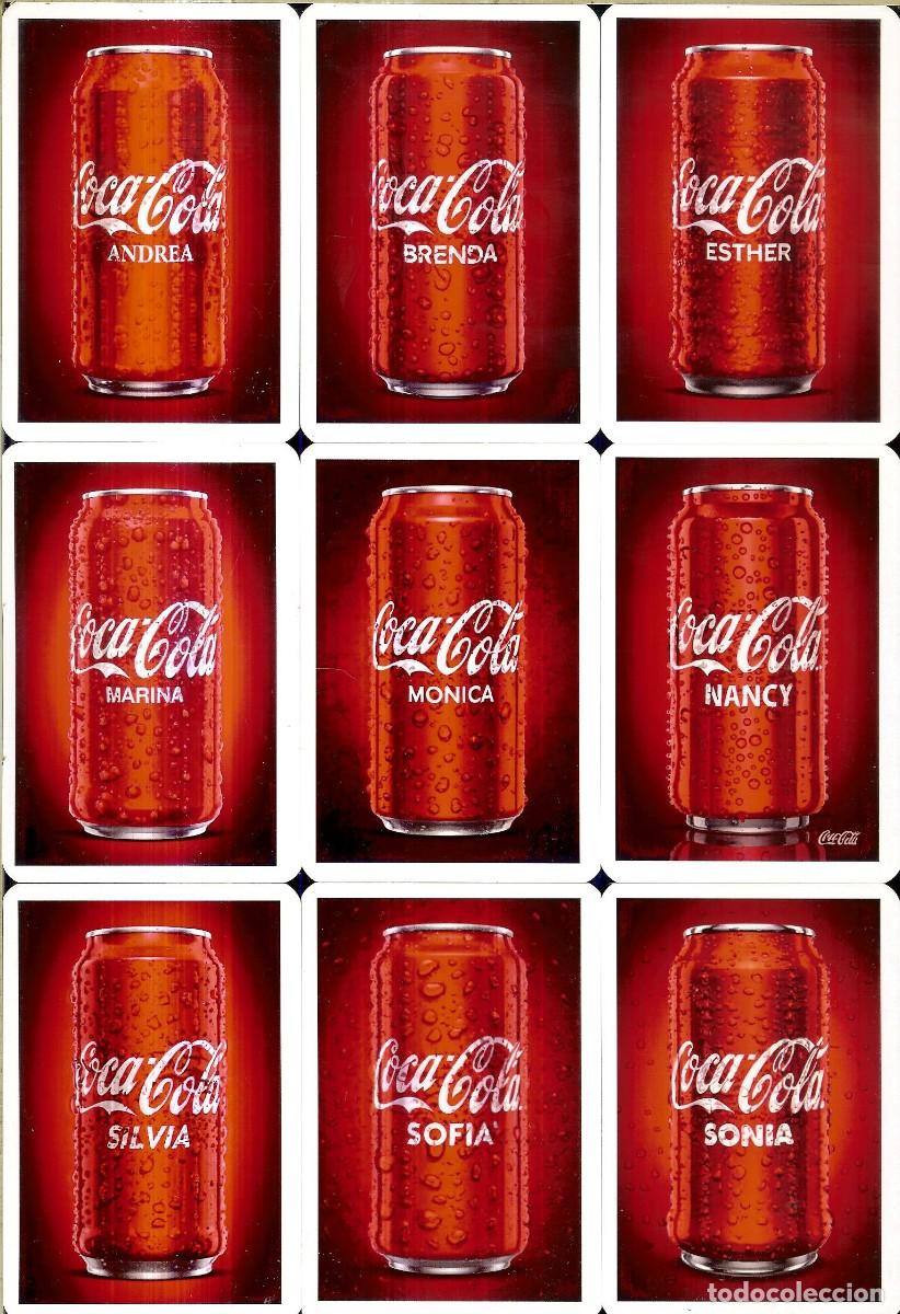 Coleccionismo calendarios: 9 CALENDARIOS DE BOLSILLO - A&Ntilde;O 2024 - COCA COLA NOMBRES DE MUJER - ED. LIMITADA (NO OFERTAS)