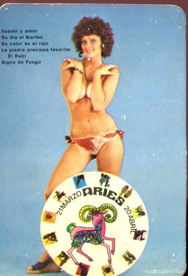 Coleccionismo calendarios: CALENDARIO HOROSCOPO ZODIACO ARIES A&Ntilde;O 1977