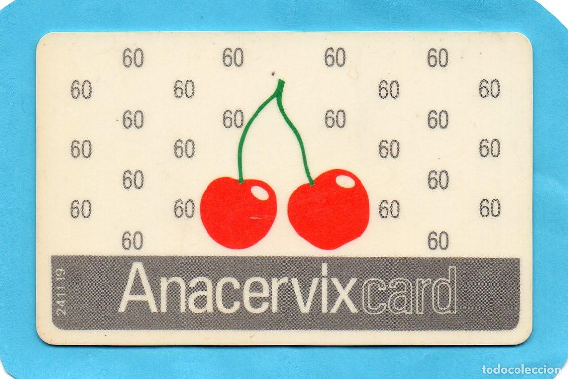 Colecionismo Calend&aacute;rios: Calendario de Publicidad 1994 - ANACERVIXCARD (PVC)