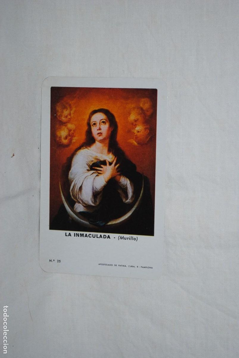 Coleccionismo calendarios: FOURNIER , LA INMACULADA , MURILLO . 1975 . - Foto 1