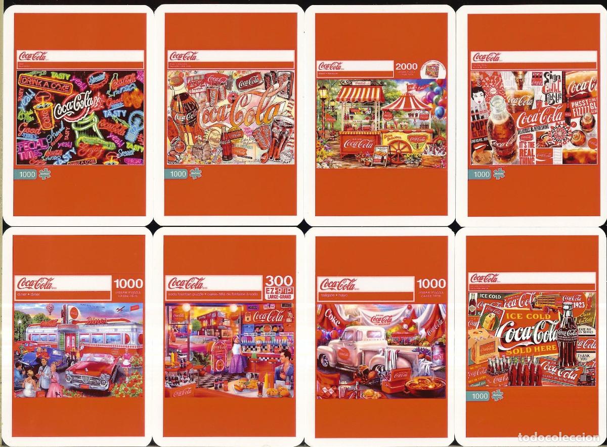 Coleccionismo calendarios: 8 CALENDARIOS DE BOLSILLO - A&Ntilde;O 2023 - PUZZLES DE COCA COLA - ED. LIMITADA (NO OFERTAS)