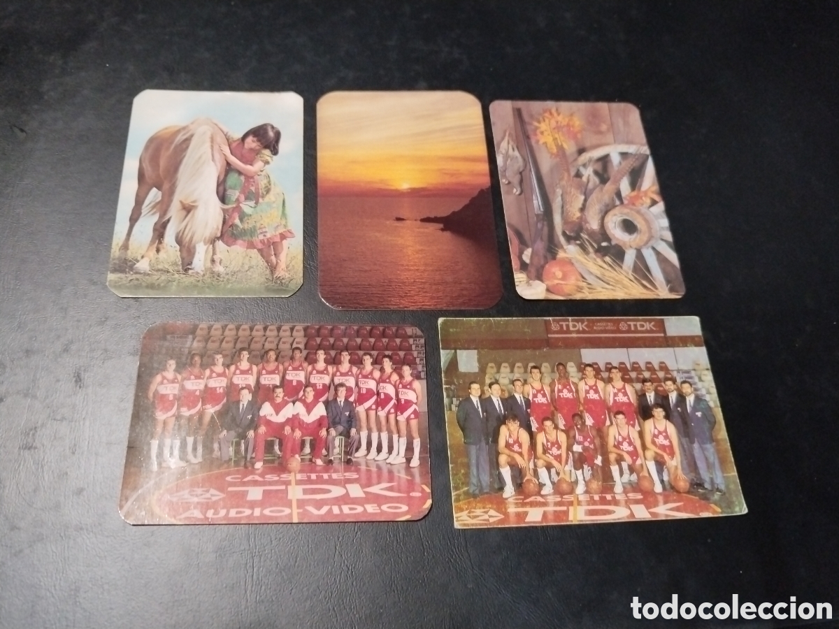 Collectables Calendars: Lote de 5 Calendarios. A&ntilde;os 1981, 1982, 1988, 1989(2)