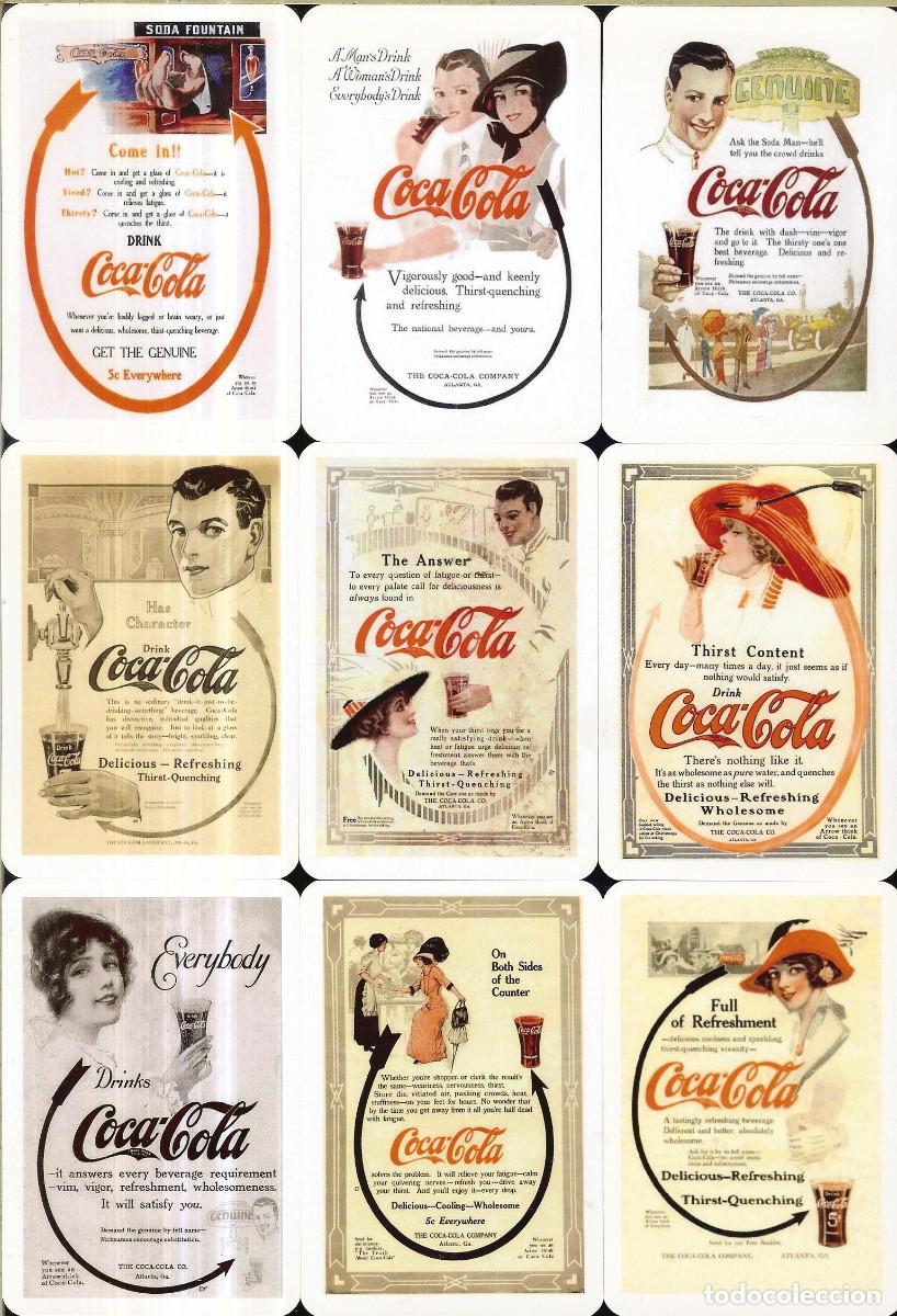 Coleccionismo calendarios: 9 CALENDARIOS DE BOLSILLO - 2023 - CARTELES COCA COLA VINTAGE - EDIC. LIMITADA (NO OFERTAS)