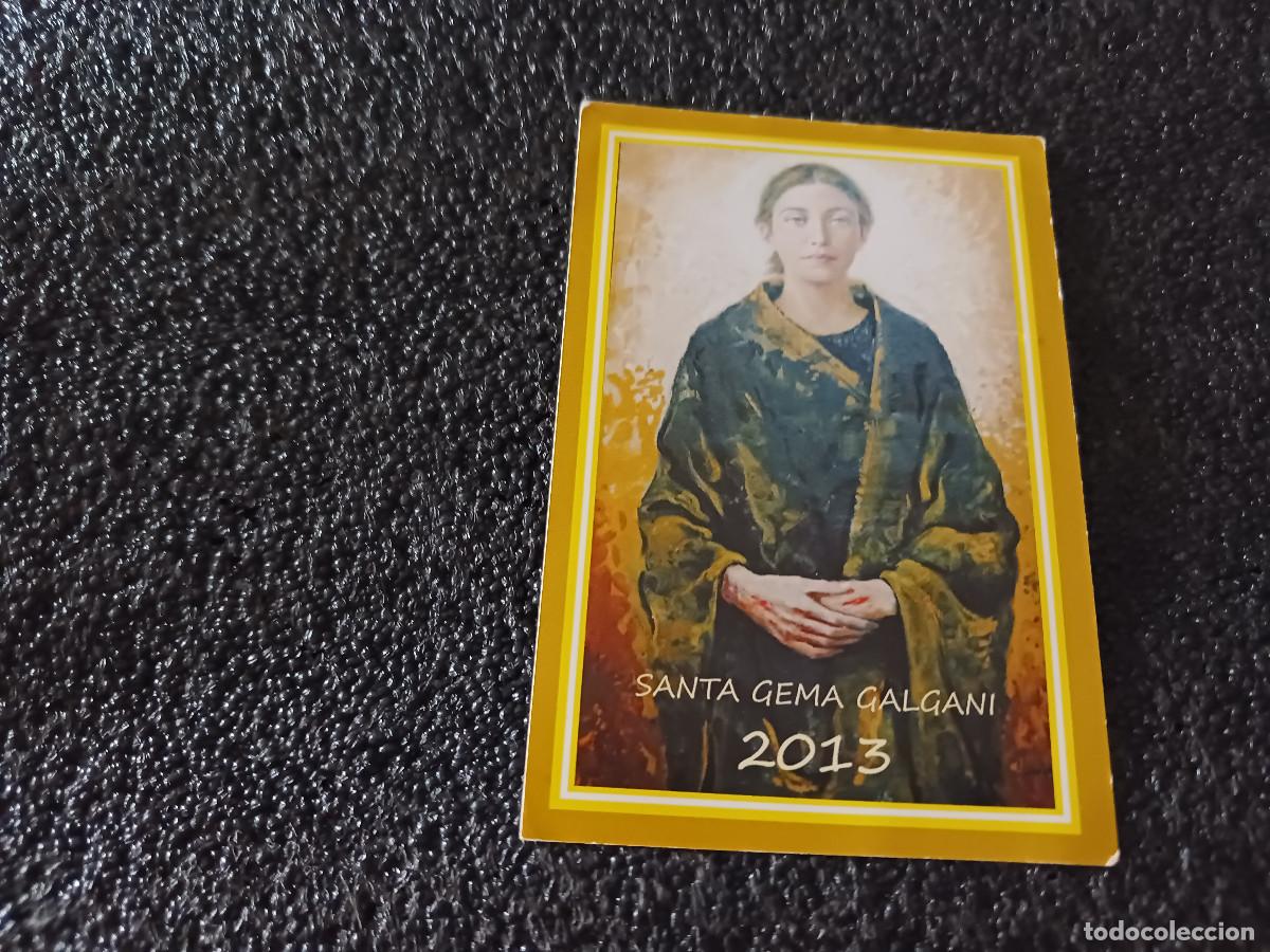 Coleccionismo Calendarios: calendario 2013, santa gema galgani, santuario de santa gema