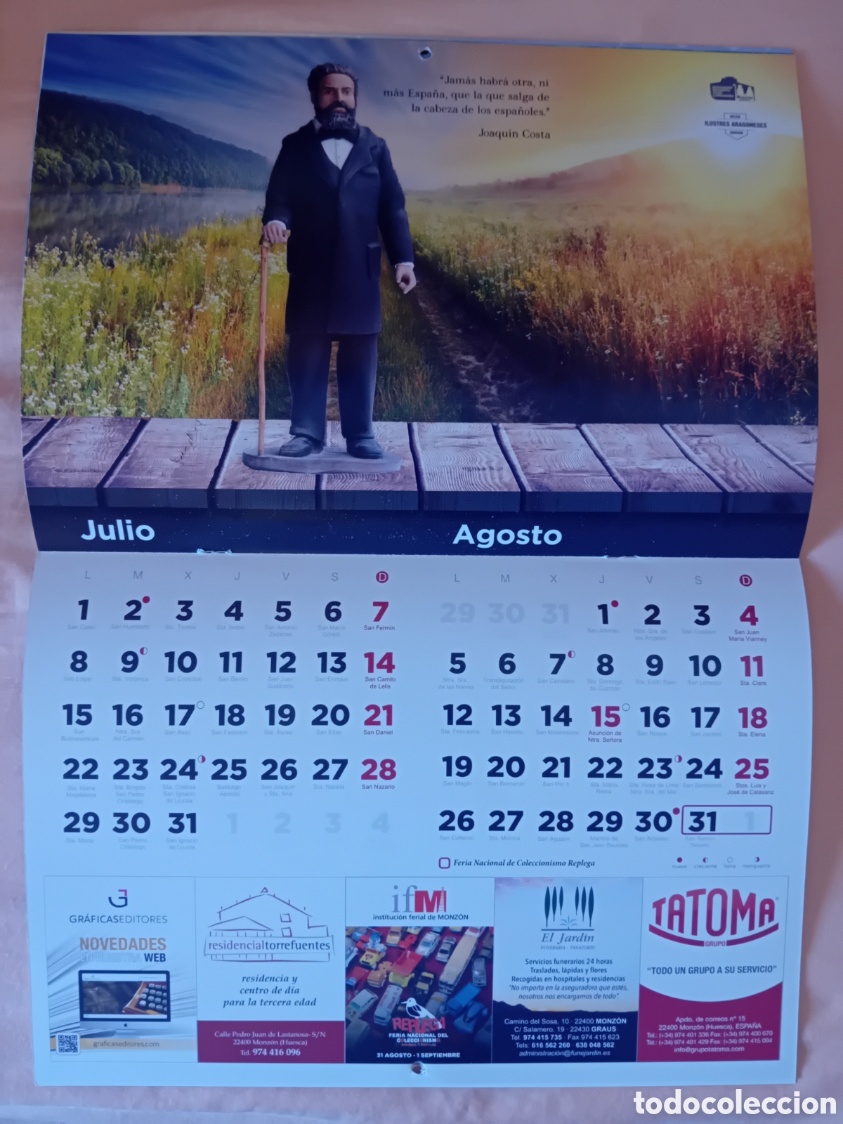 Coleccionismo calendarios: CALENDARIO 2019 BEL&Eacute;N MONZ&Oacute;N. - Foto 3