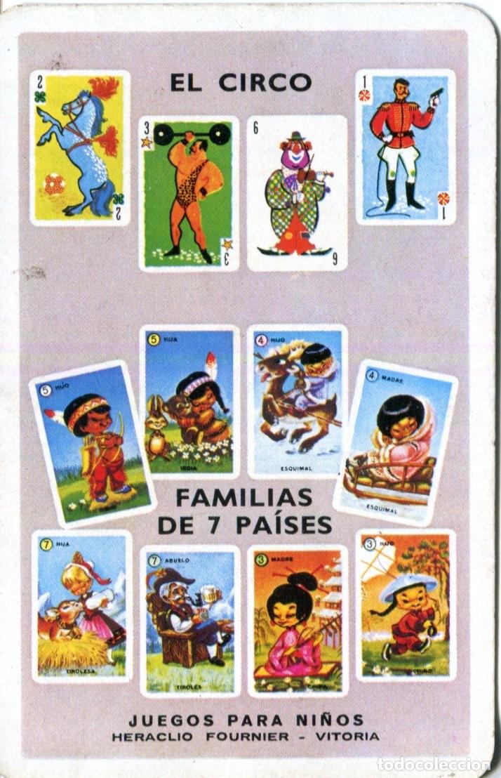 Coleccionismo calendarios: CALENDARIO DE BOLSILLO FOURNIER EL CIRCO FAMILIAS DE 7 PAISES JUEGOS PARA NI&Ntilde;OS 1969