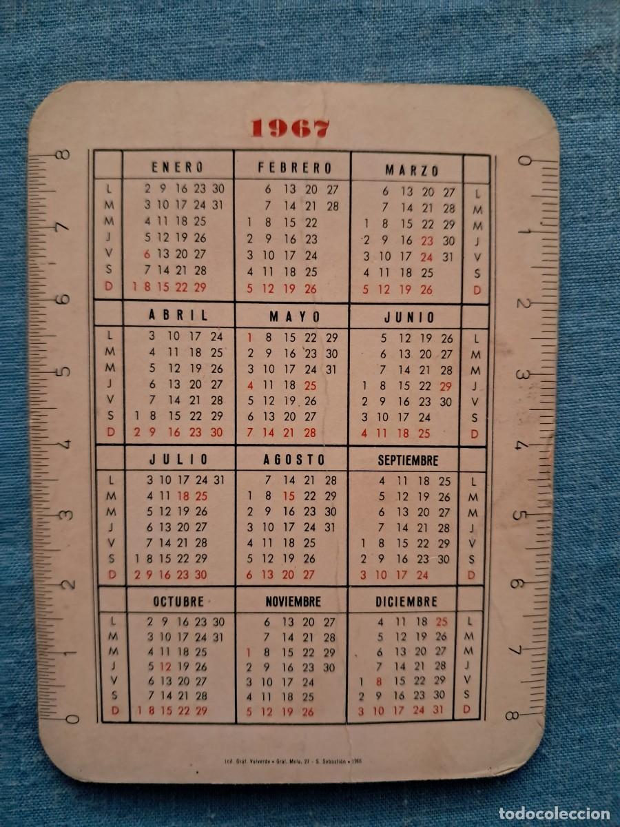 Coleccionismo calendarios: CALENDARIO &rdquo;LECHE ALY (LE&Oacute;N)&rdquo; DE 1967 - Foto 2