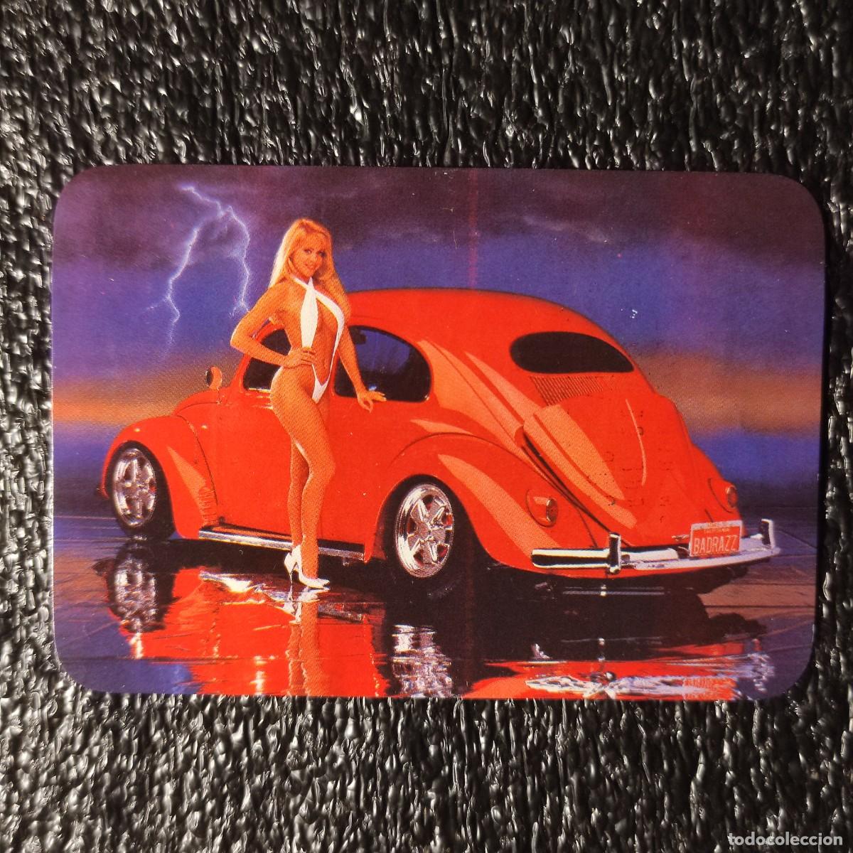Coleccionismo Calendarios: CALENDARIO DE BOLSILLO . CHICAS . COCHES Volkswagen ** 2001 ** FRANCIA **T1