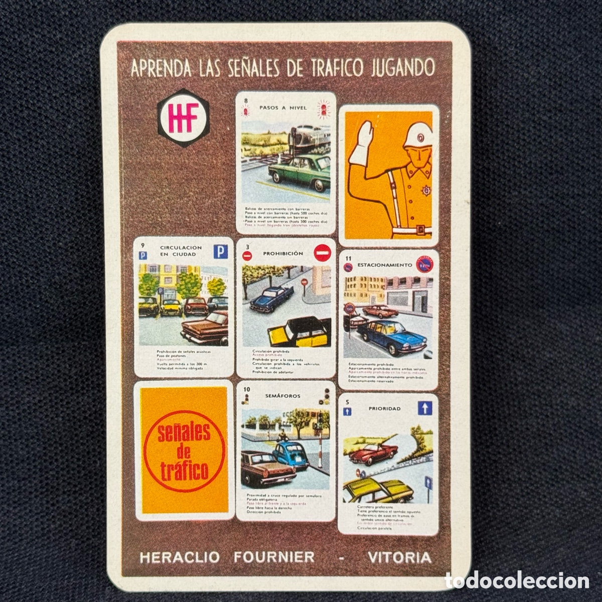 Collectionnisme Calendriers: CALENDARIO BOLSILLO FOURNIER APRENDA LAS SE&Ntilde;ALES DE TRAFICO JUGANDO 1969