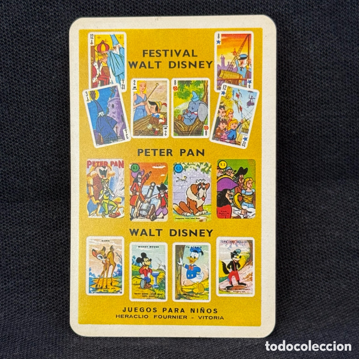 Coleccionismo Calendarios: CALENDARIO BOLSILLO FOURNIER FESTIVAL WALT DISNEY PETER PAN 1969