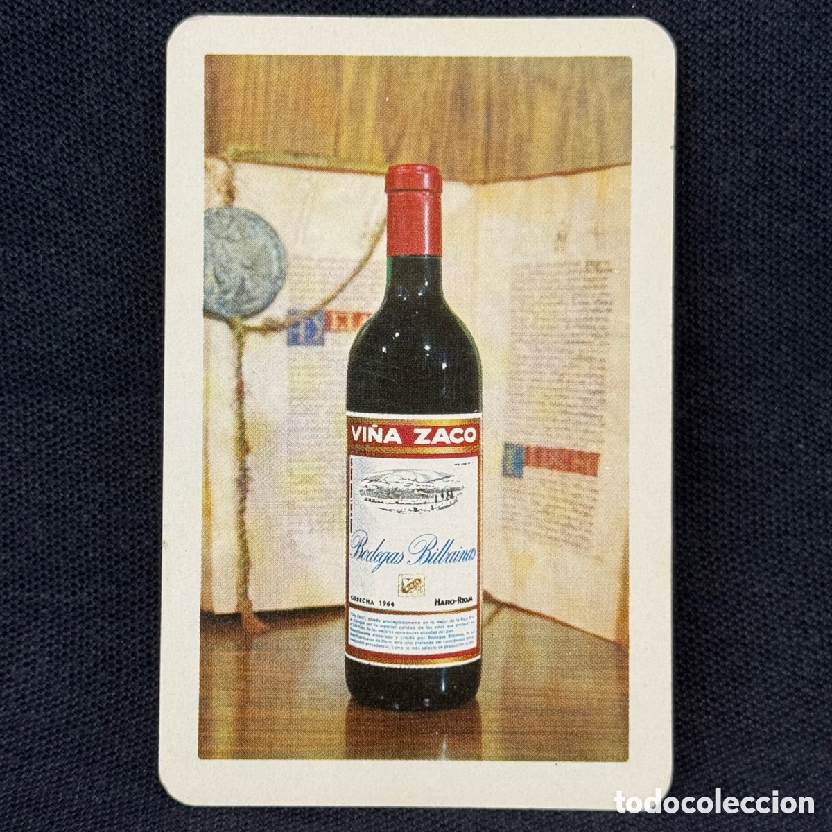 Collectionnisme Calendriers: CALENDARIO BOLSILLO FOURNIER VI&Ntilde;A ZACO BODEGAS BILBAINAS 1977