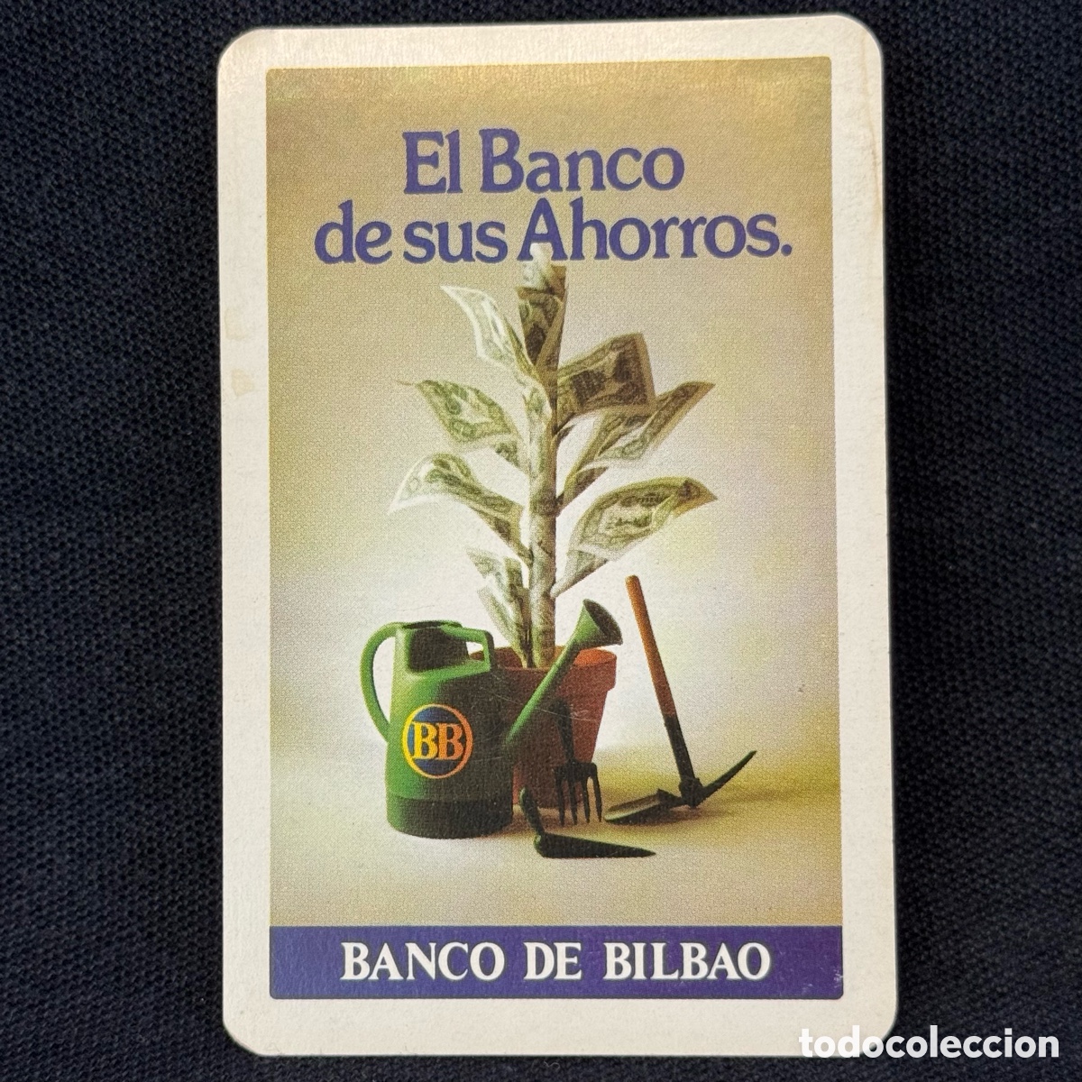 Coleccionismo calendarios: CALENDARIO BOLSILLO FOURNIER BANCO DE BILBAO EL BANCO DE SUS AHORROS 1977