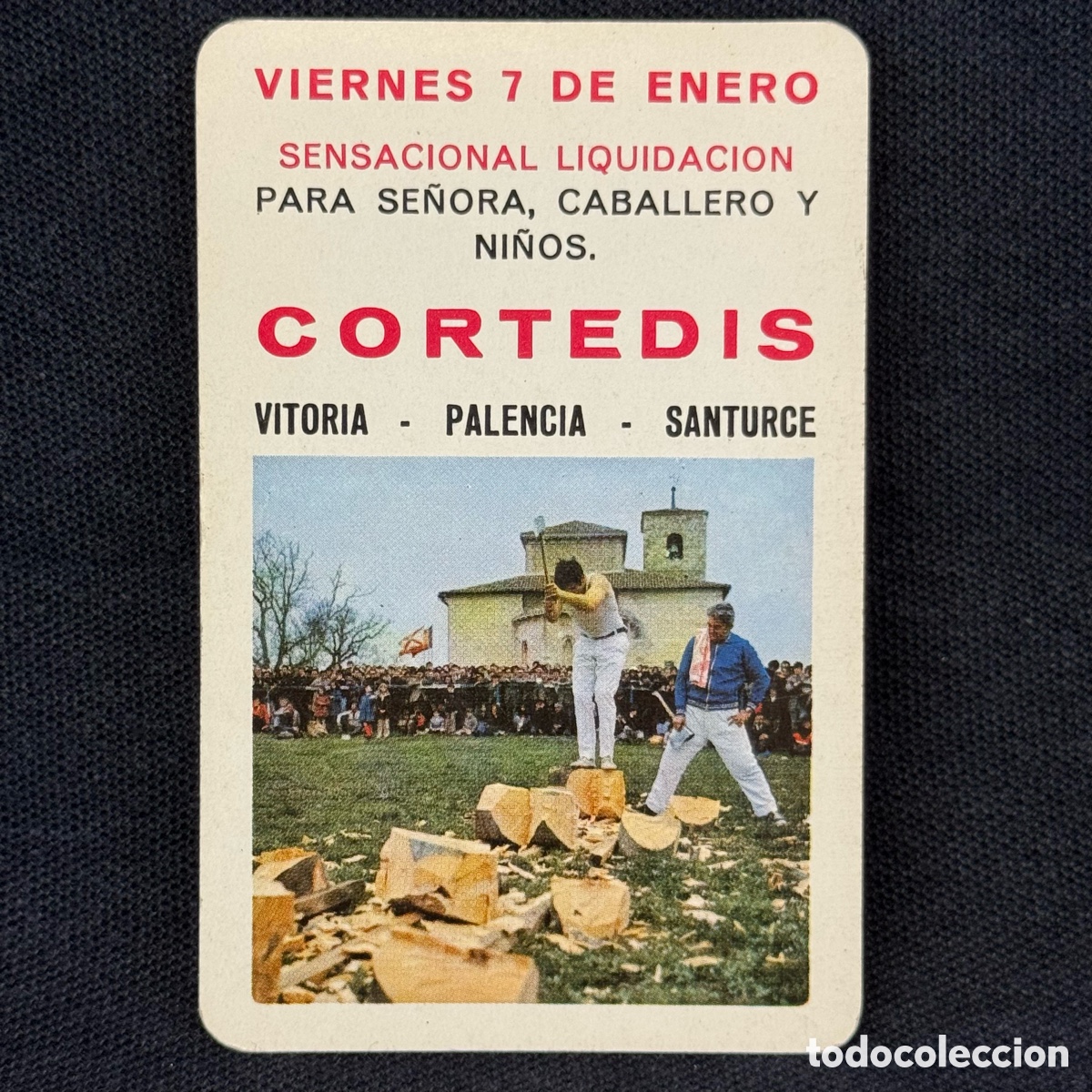 Coleccionismo calendarios: CALENDARIO BOLSILLO FOURNIER CORTEDIS 1977