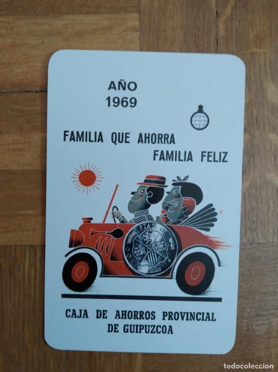 Collezionismo Calendari: CALENDARIO FOURNIER CAJA DE AHORROS PROVINCIAL DE GUIPUZCOA A&Ntilde;O 1969 NUEVO VER FOTOS