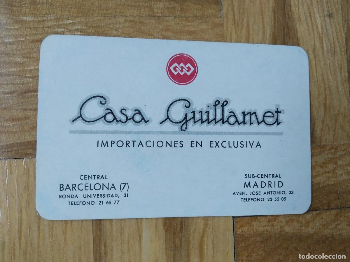 Coleccionismo calendarios: CALENDARIO FOURNIER CASA GUILLAMET A&Ntilde;O 1960. VER FOTOS