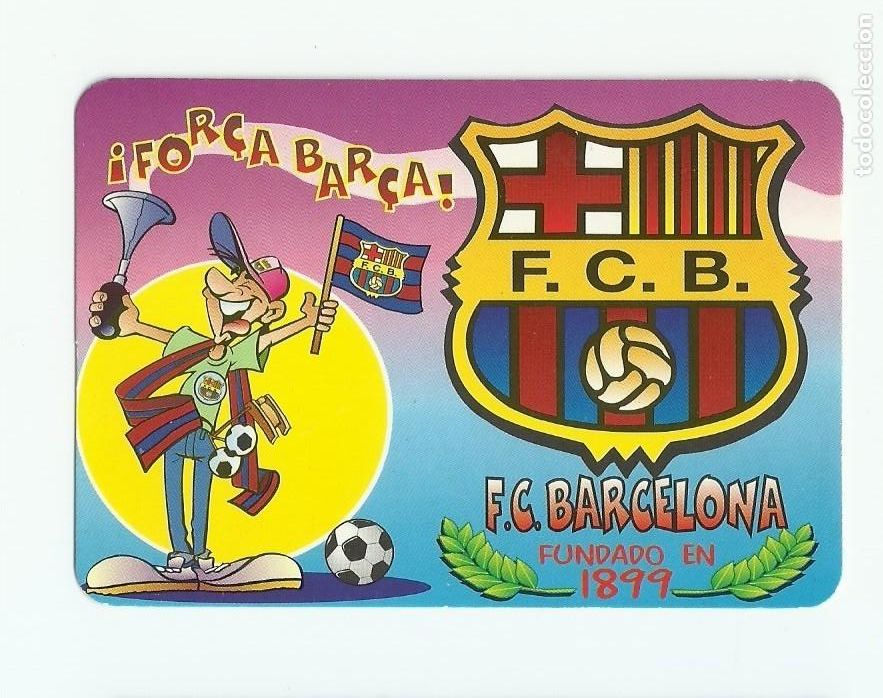 Coleccionismo calendarios: Almanaque / calendario de Bolsillo. &iexcl;FOR&Ccedil;A BAR&Ccedil;A! Futbol Club Barcelona. 1999.