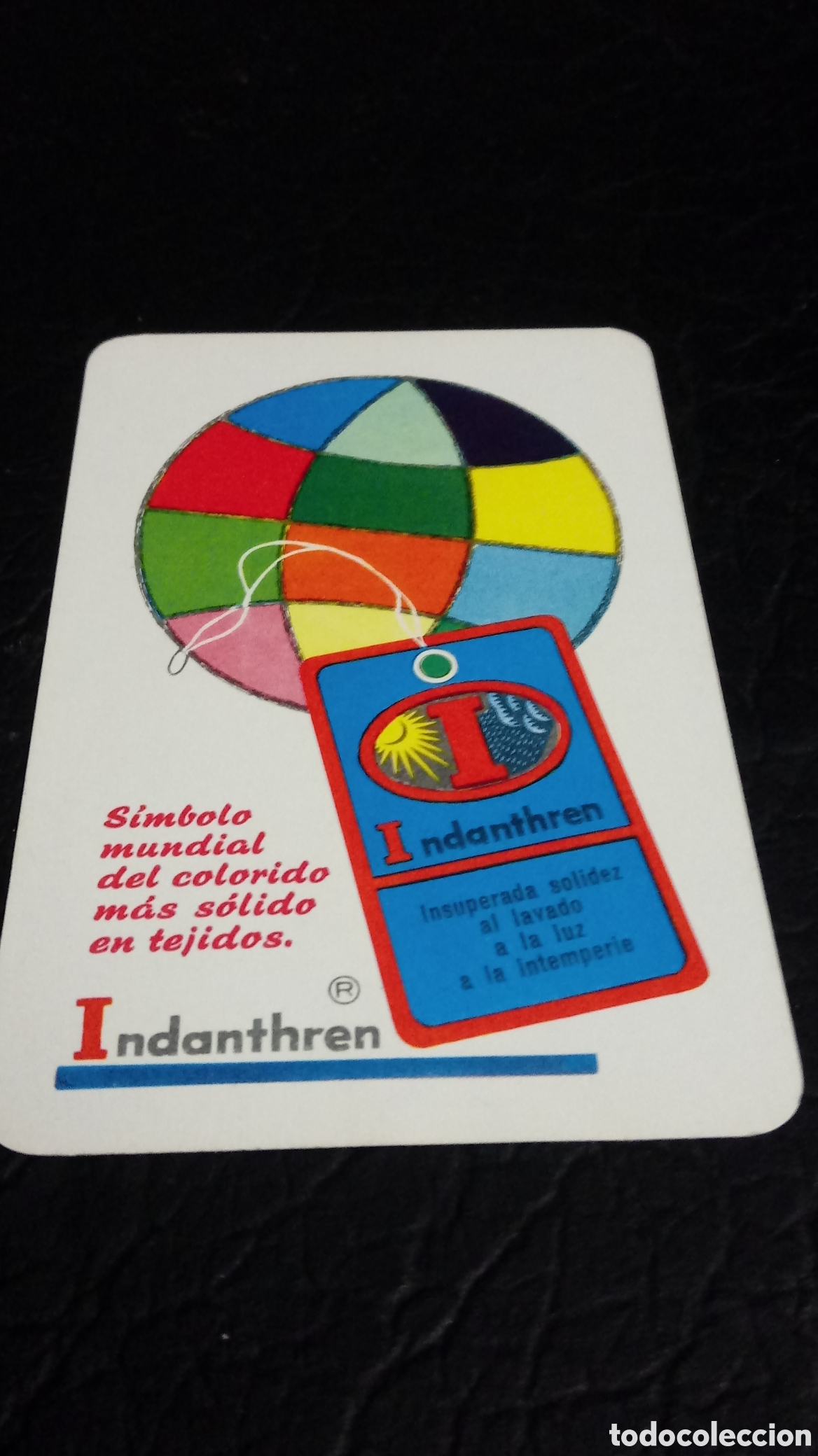 Coleccionismo calendarios: Calendario fournier Indanthren 1965