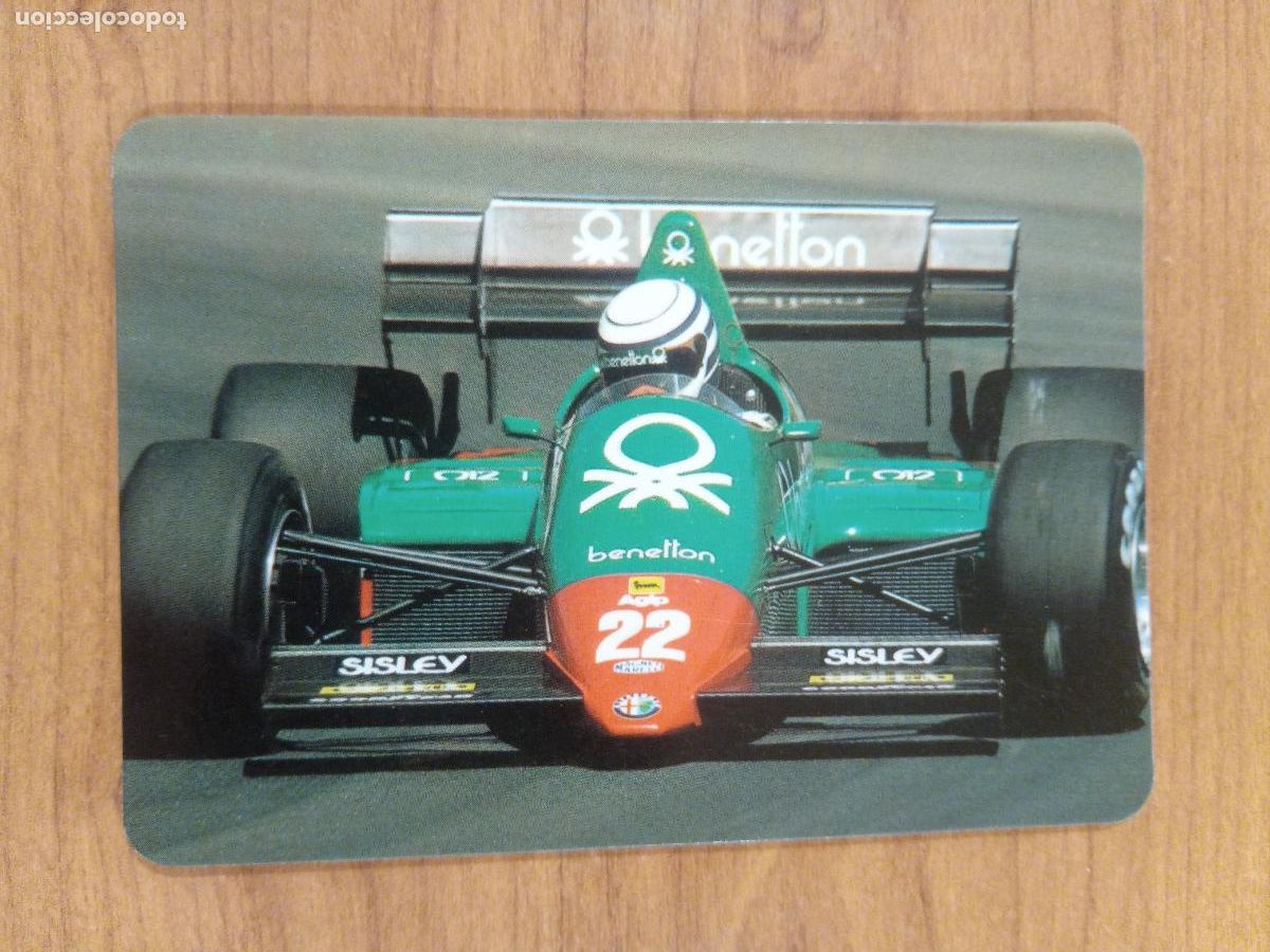 Coleccionismo Calendarios: CALENDARIO DE BOLSILLO. 1987. PUBLICIDAD TALLERES O ARELLANO. COCHE FORMULA 1, BENETTON
