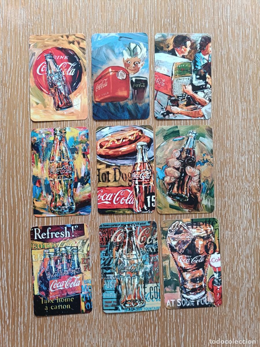 Coleccionismo Calendarios: 9 CALENDARIO BOLSILLO - A&Ntilde;O 2009 - COCA COLA